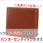 GANZOのコードバンオーセンティックシリーズ